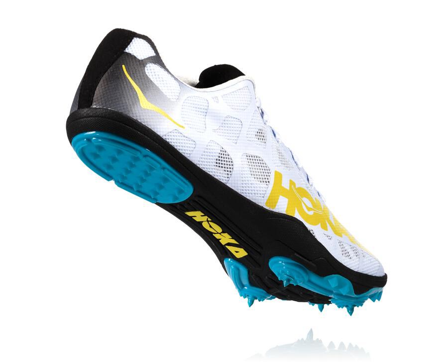 Hoka One One Çivili Koşu Ayakkabısı Erkek Beyaz - Rocket X - TO2675094